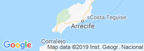 Puerto Del Carmen map